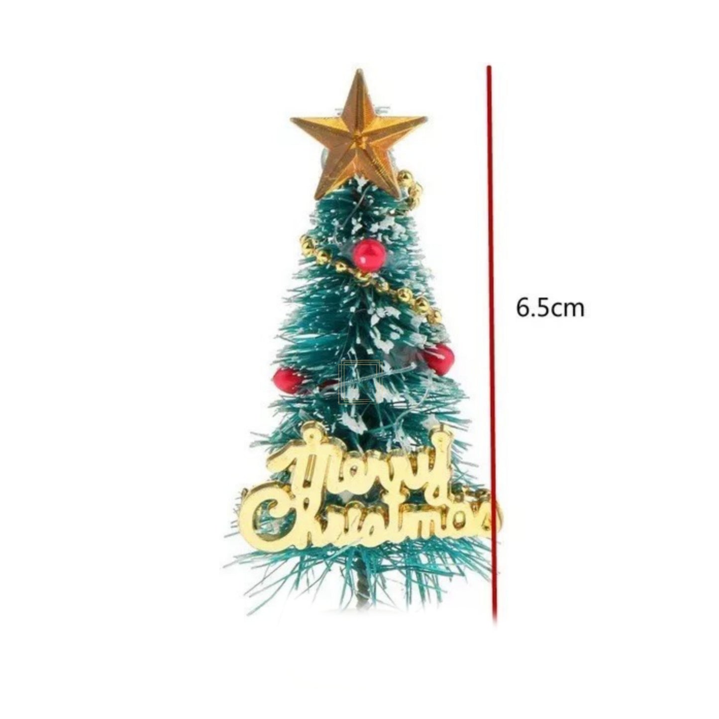 Christmas Mini Tree Cake And Cupcake Topper