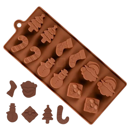 Christmas Celebration Silicone Chocolate Mold
