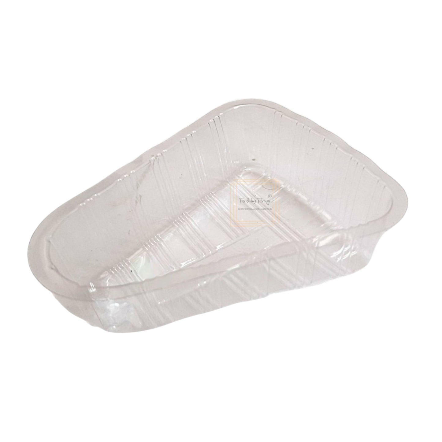 Transparent Plastic Triangle Pastry Pacakging Tray ( Pack Of 100 Pcs )
