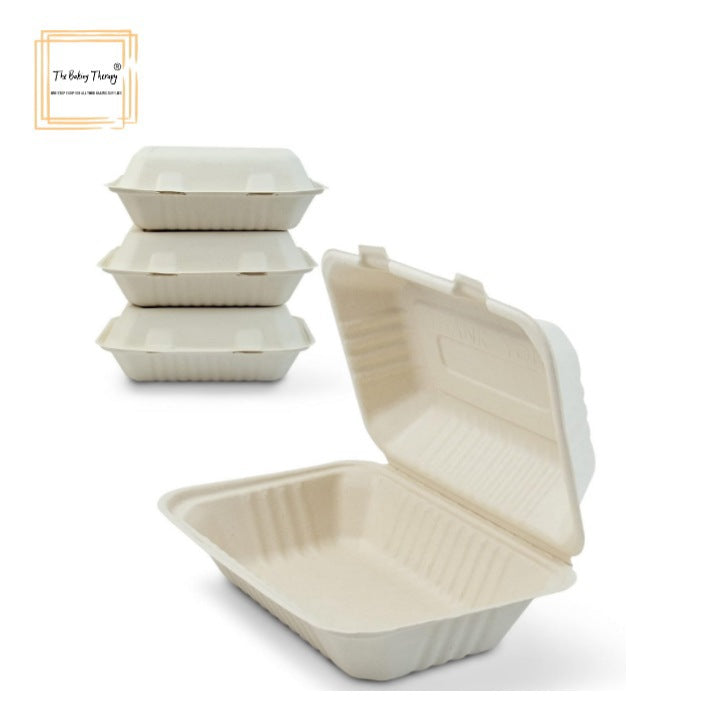 Disposable Carry Food Container 600ml ( Pack Of 10 Pcs )