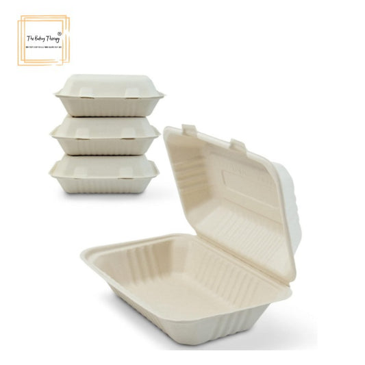 Disposable Carry Food Container 600ml ( Pack Of 10 Pcs )