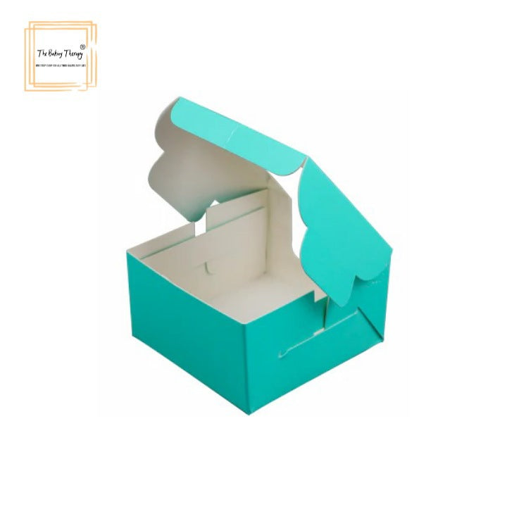 1 Pc Single Brownie Box Green ( Pack Of 10 Pcs )
