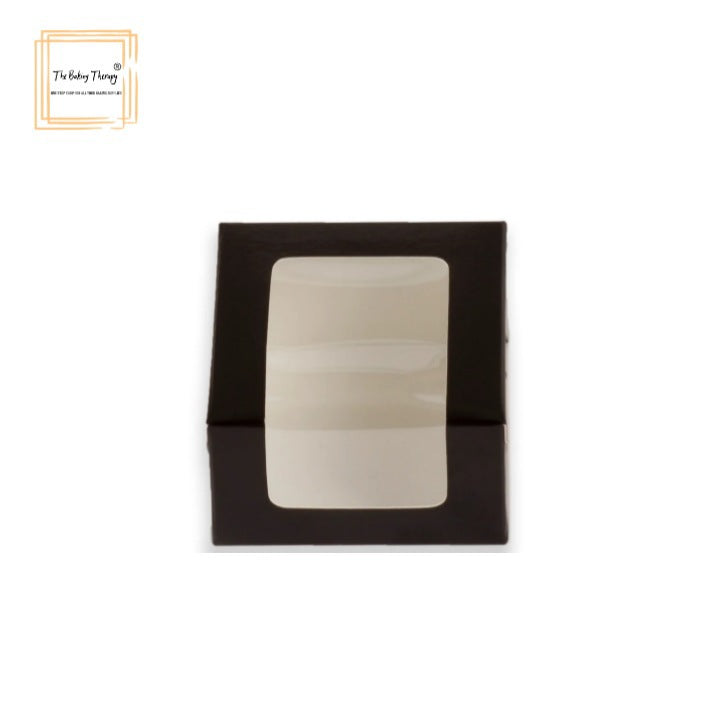 1 Pc Single Brownie Box Black ( Pack Of 10 Pcs )