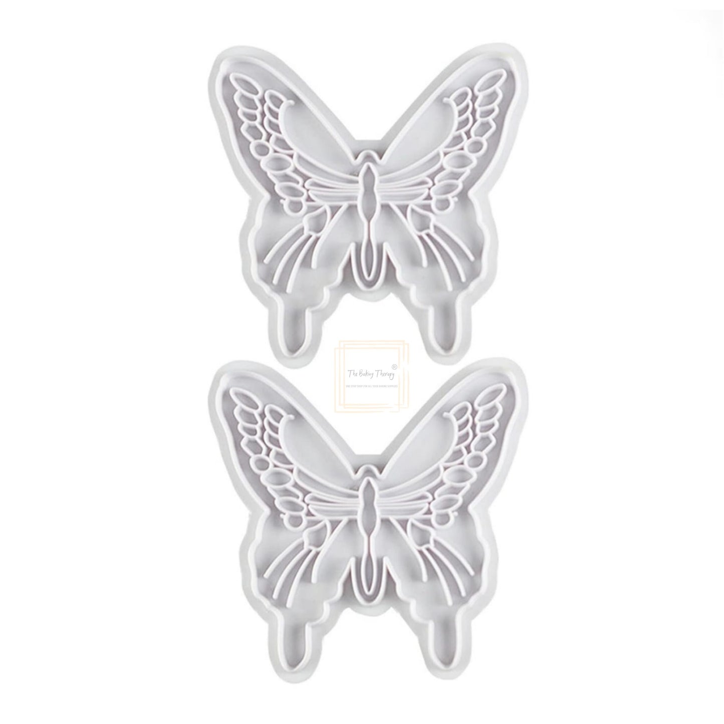2 Pcs Butterfly Cookie And Fondant Cutter
