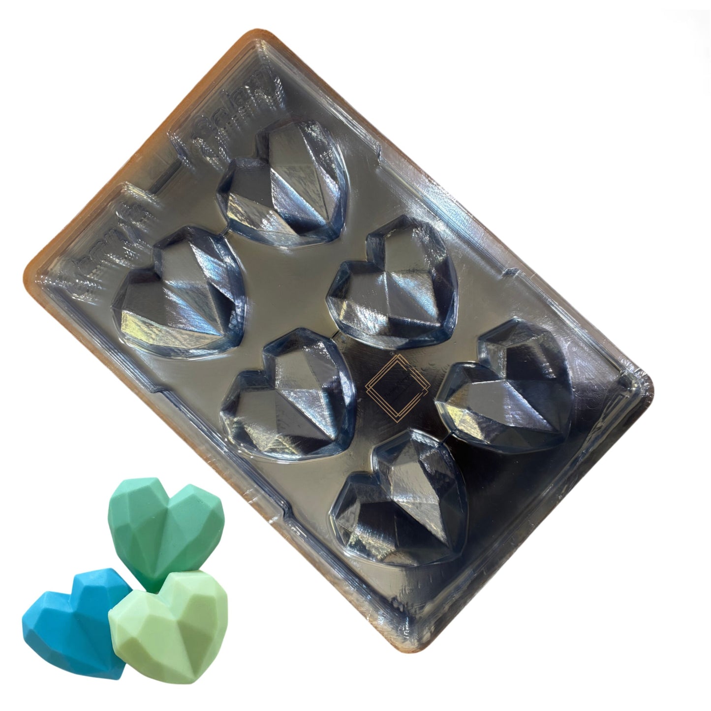 3D Heart Shape Chocolate PVC Mold