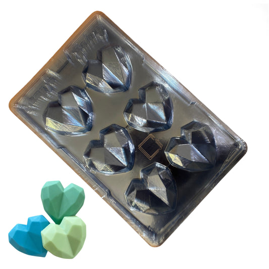 3D Heart Shape Chocolate PVC Mold