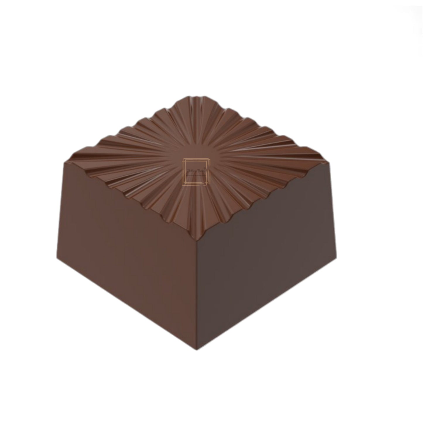 12 Cavity 1 Cm Thickness Square Chocolate PVC Mold