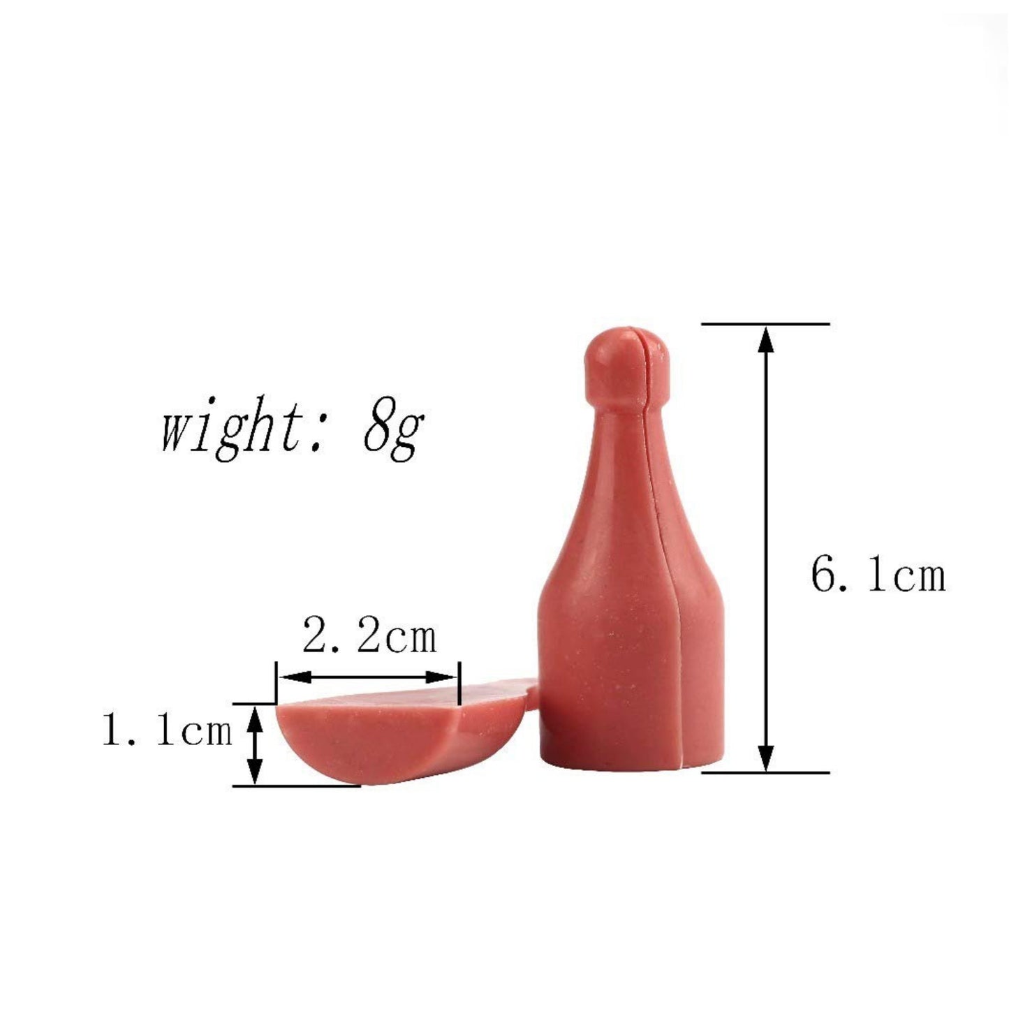 Small Alcohol Bottle Chocolate PVC Mold