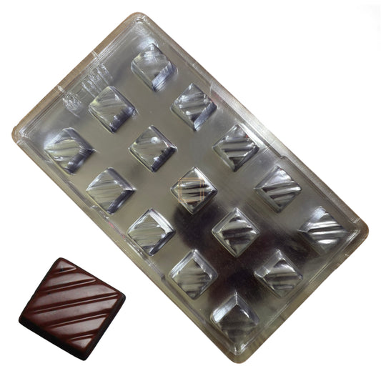 1.1 Cm Thickness Square Chocolate PVC Mold