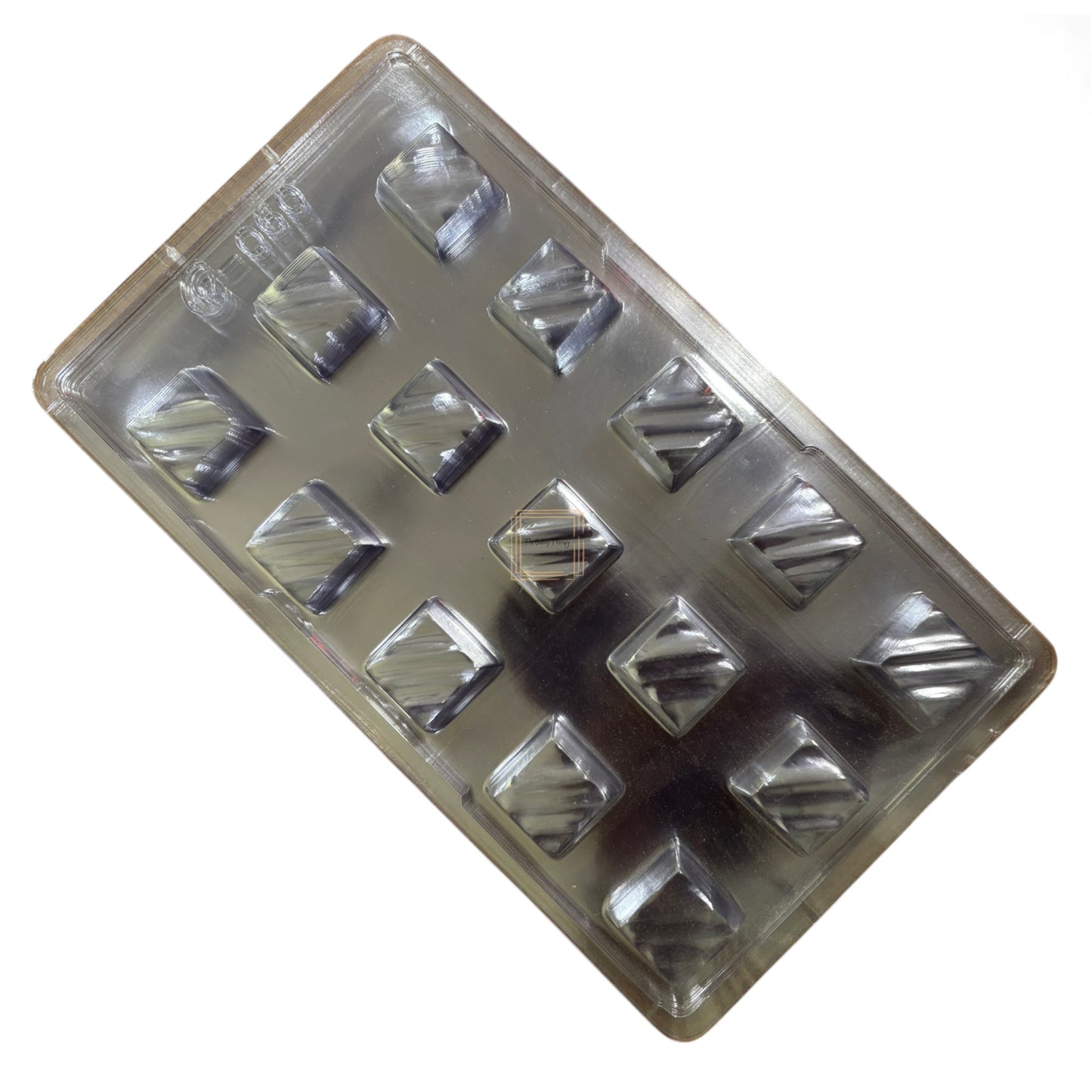 1.1 Cm Thickness Square Chocolate PVC Mold