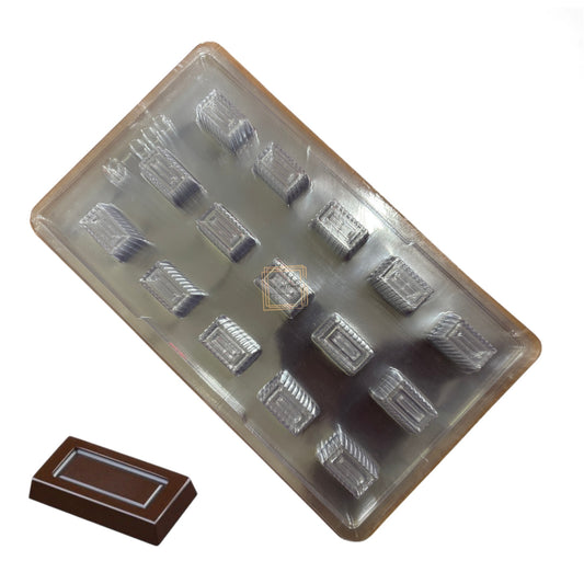Rectangular Cube Chocolate PVC Mold