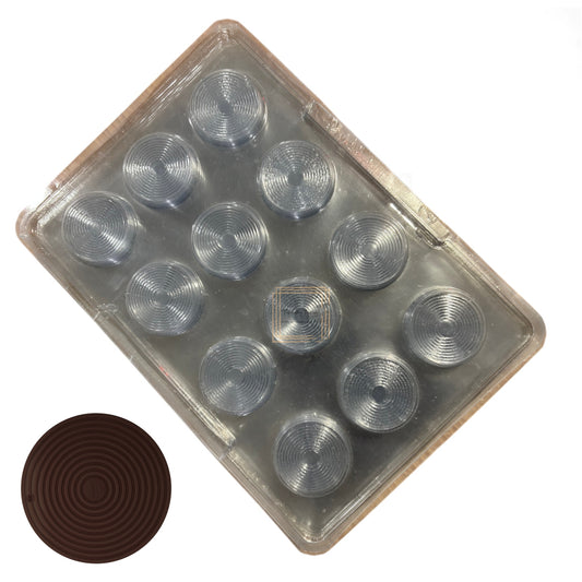 Round Coin Shape PVC Chocolate Mold