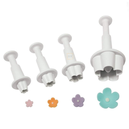 Blossom Flower Plunger Cutters (4Pcs)