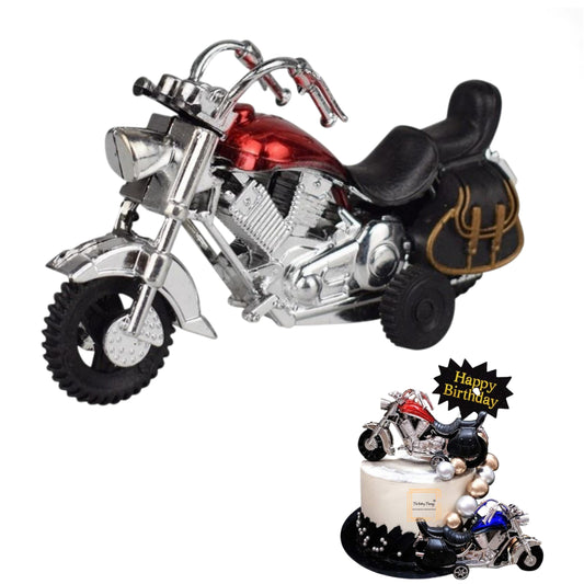Bullet Bike Motor Cycle Toy Cake Topper ( Pack Of 1 Pcs )