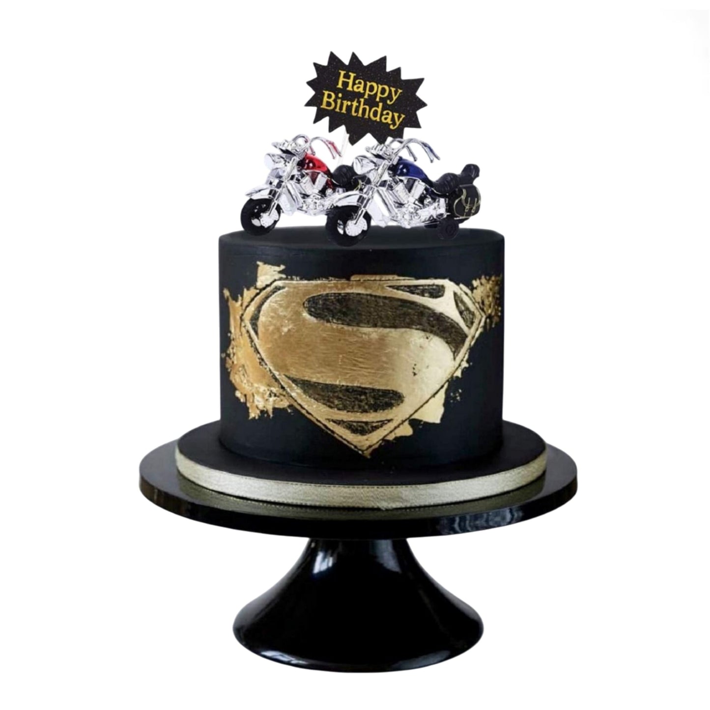Bullet Bike Motor Cycle Toy Cake Topper ( Pack Of 1 Pcs )