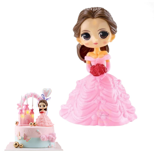 Pink Princess Bella Doll Toys For Cake Topper