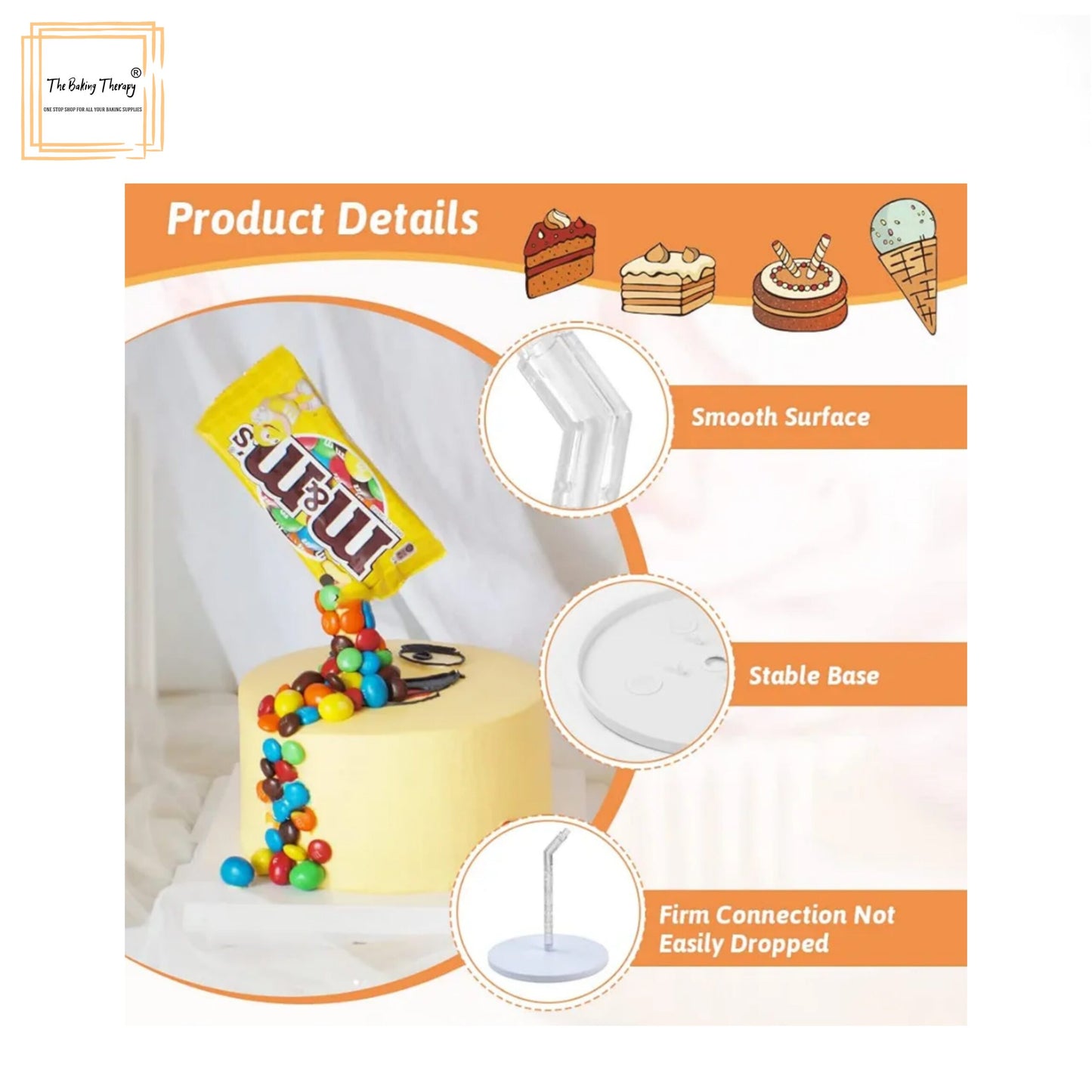 Cake Pouring Kit Anti Gravity Cake Stand Support Structure Frame Cake Decorating
