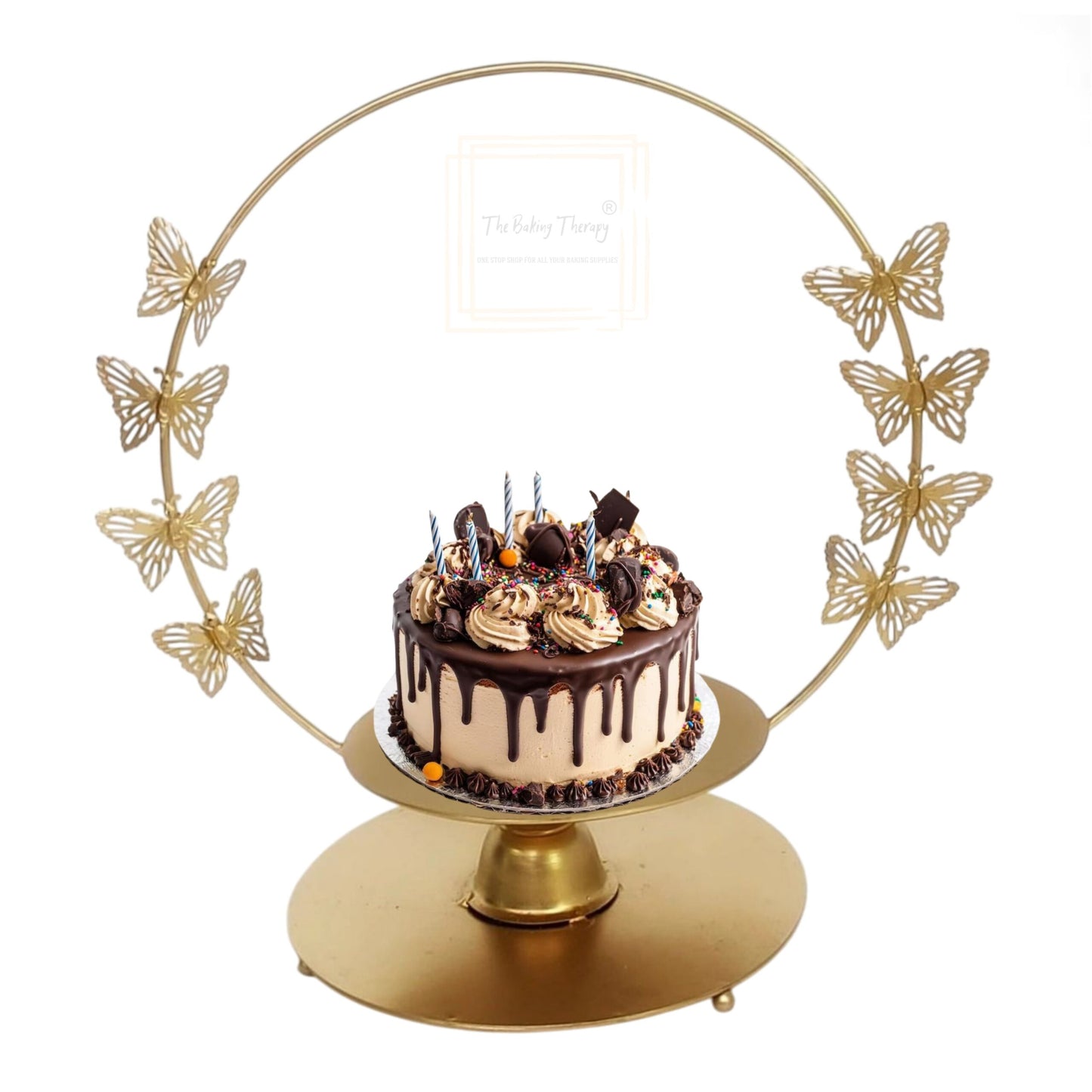 Butterfly Hoop Cake Stand ( 8 Inch )