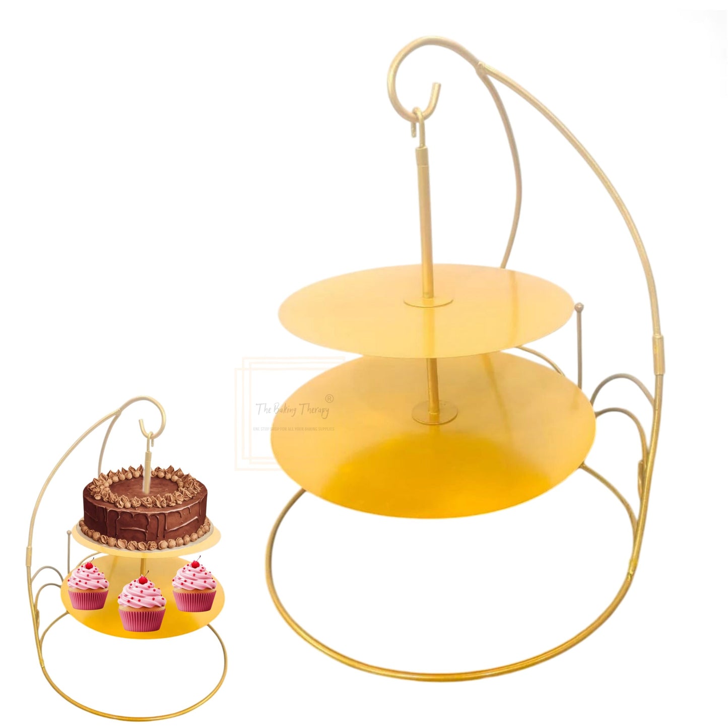 Double Tier Cake Stand