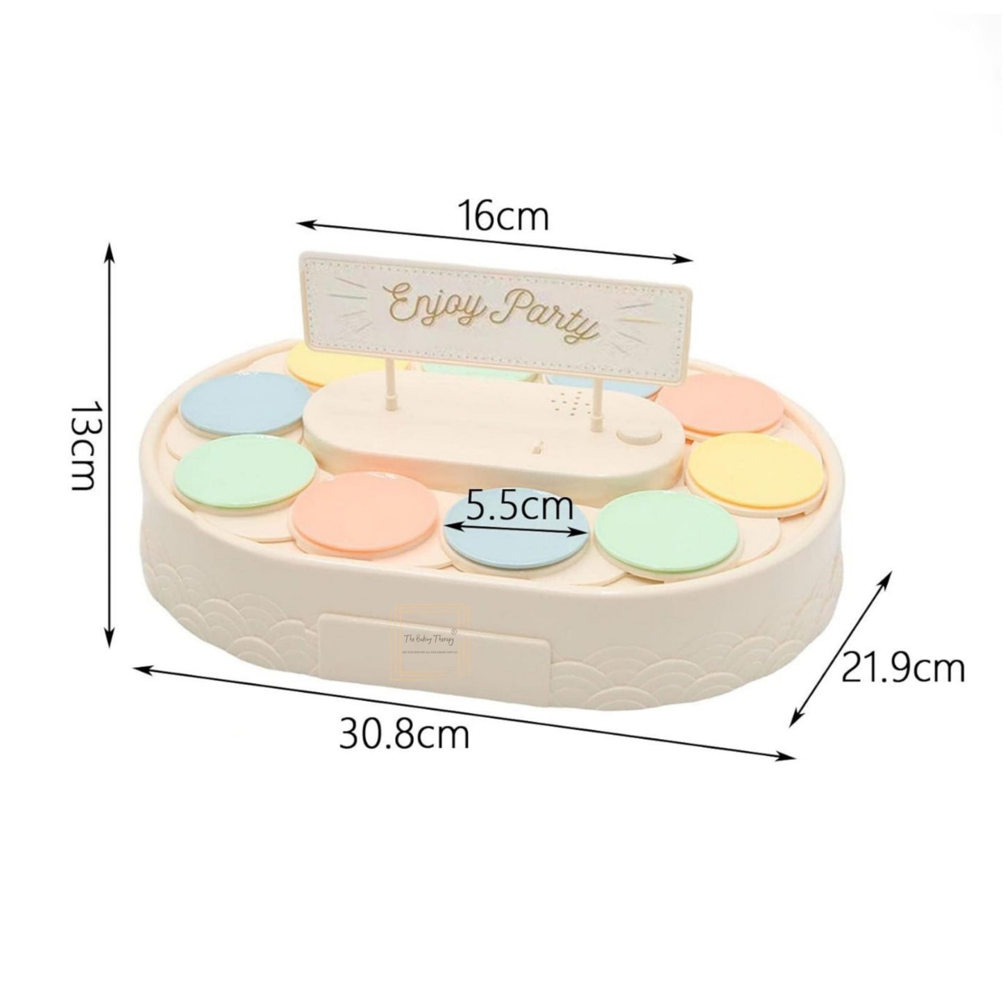Revolving Cupcake Stand Dessert Sushi Turntable Display Stand