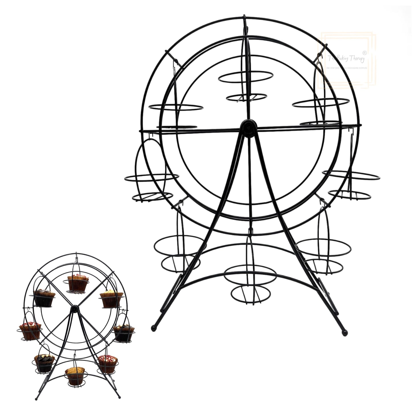Metal Cupcake Stand Ferris Wheel 8 Cupcake Holder