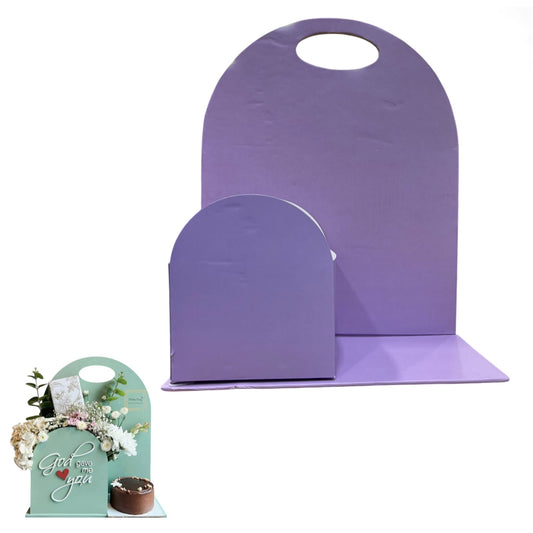 Purple Foldable Hamper Stand