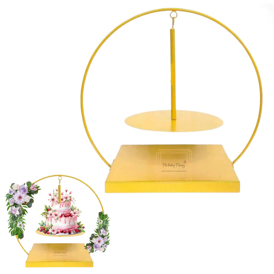 Single Tier Chandelier Hoop Cake Stand