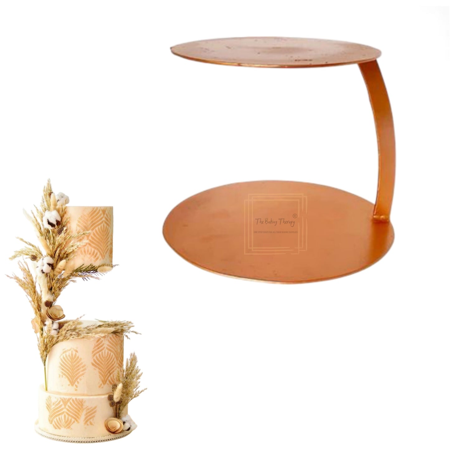 Tier Cake Separator Side Bar Floating Tier Spacer Cake Stand