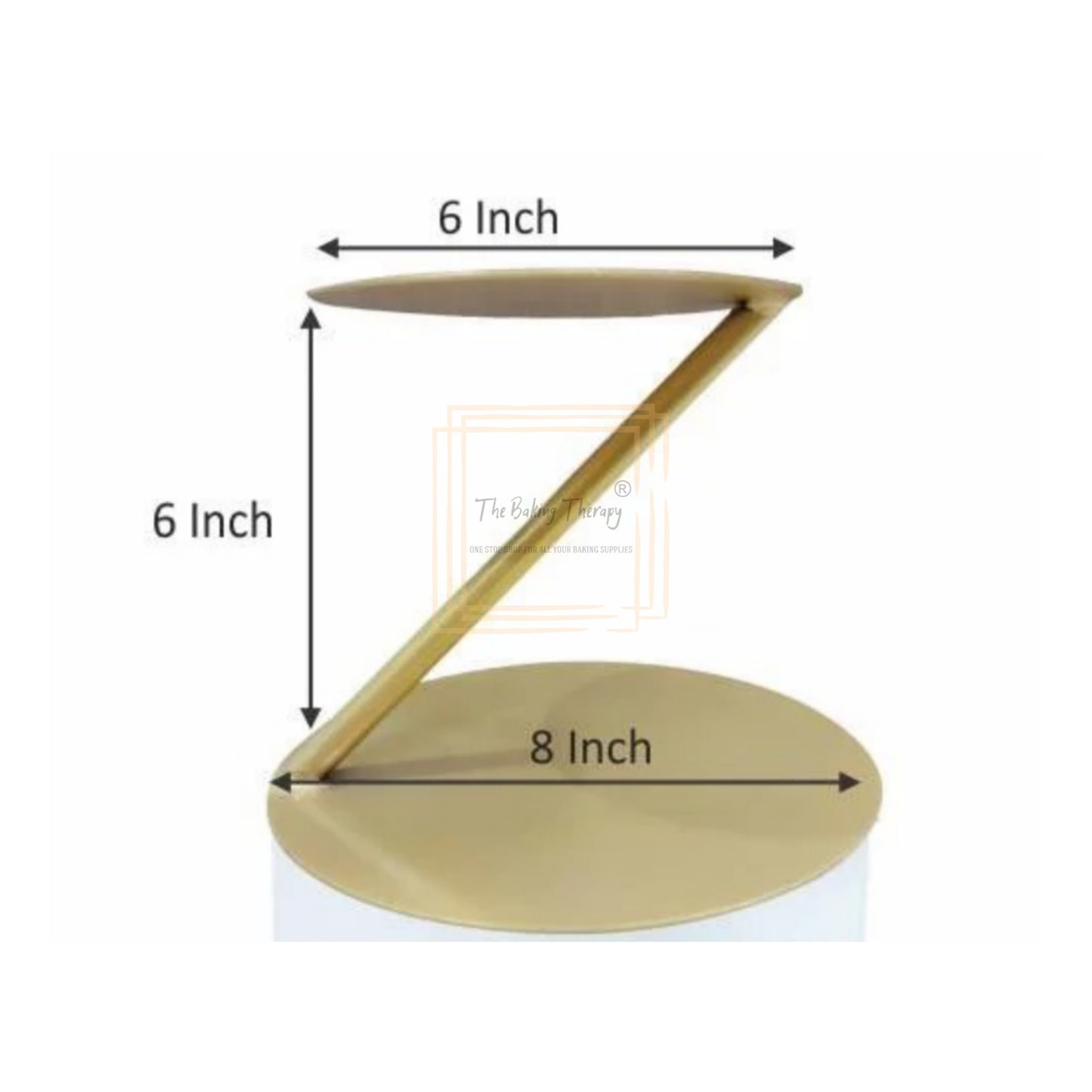 Tier Cake Separator Slant Line Shape Z Bar Floating Tier Spacer Cake Stand