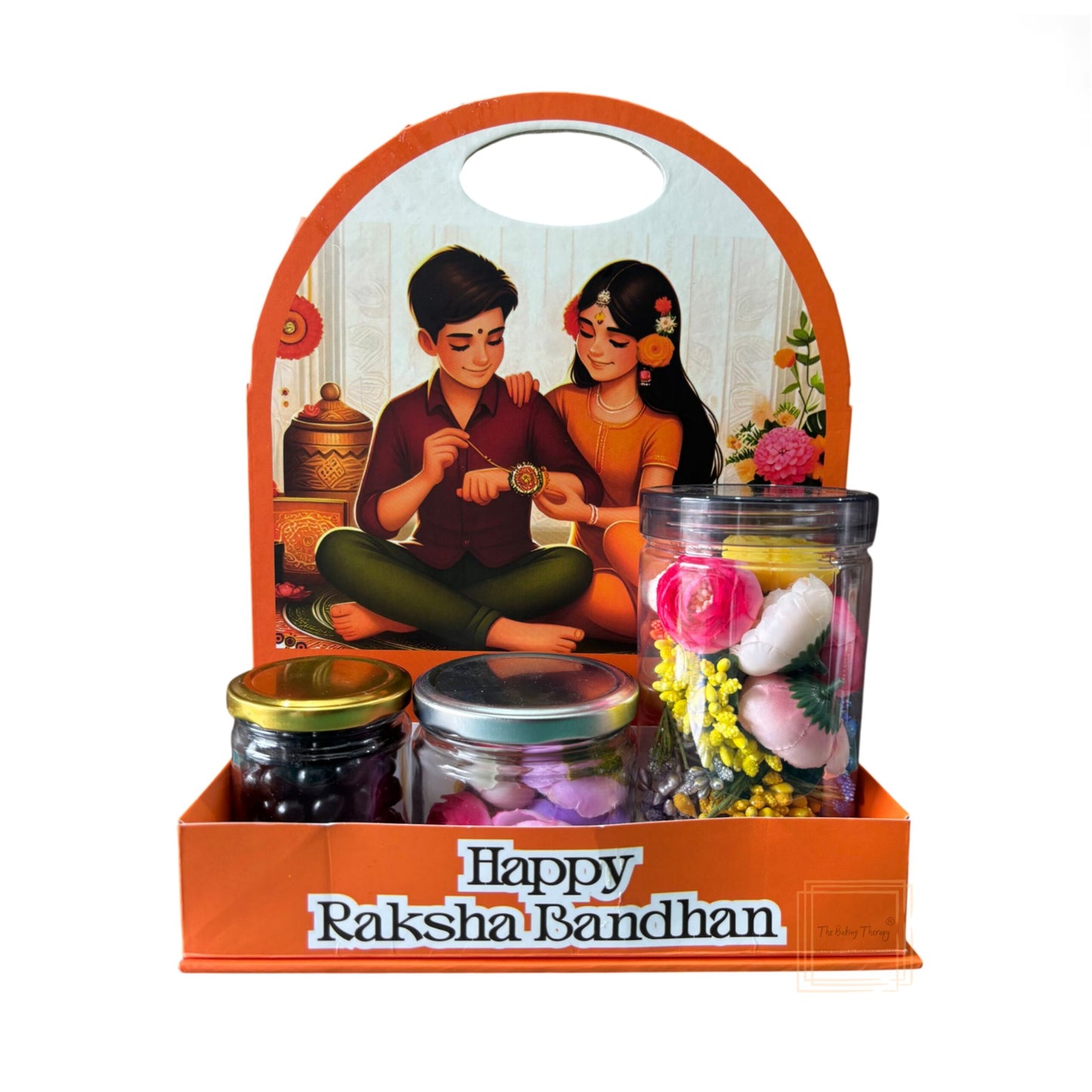 Happy Raksha Bandhan Foldable Hamper Stand #7