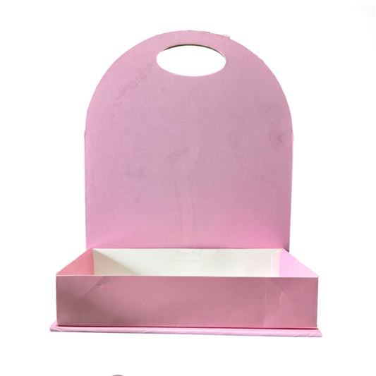 Pink Foldable Hamper Stand