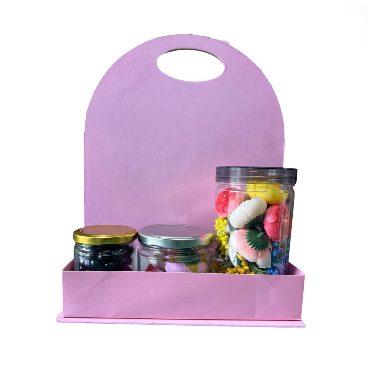 Pink Foldable Hamper Stand