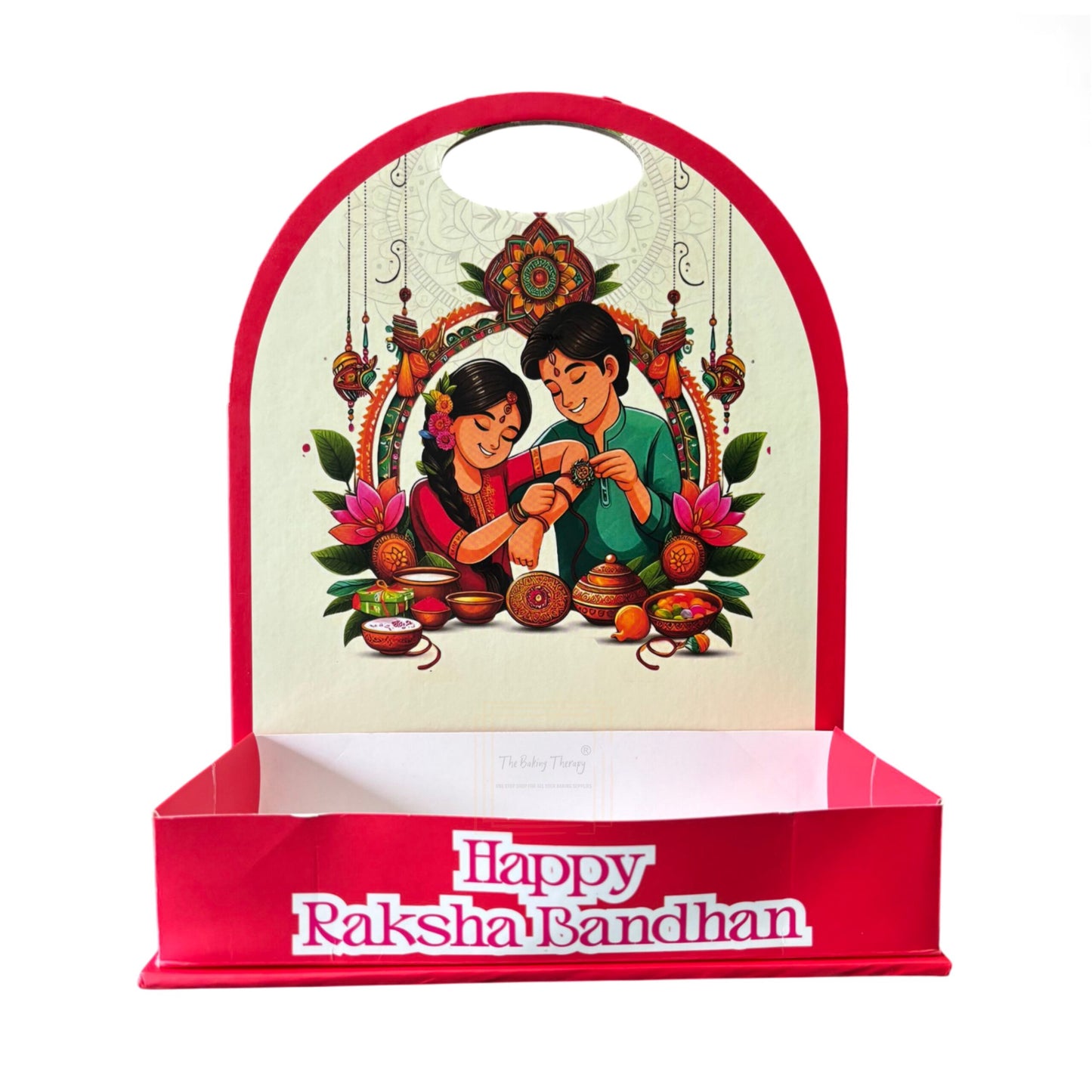 Happy Raksha Bandhan Foldable Hamper Stand #6