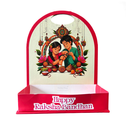 Happy Raksha Bandhan Foldable Hamper Stand #6