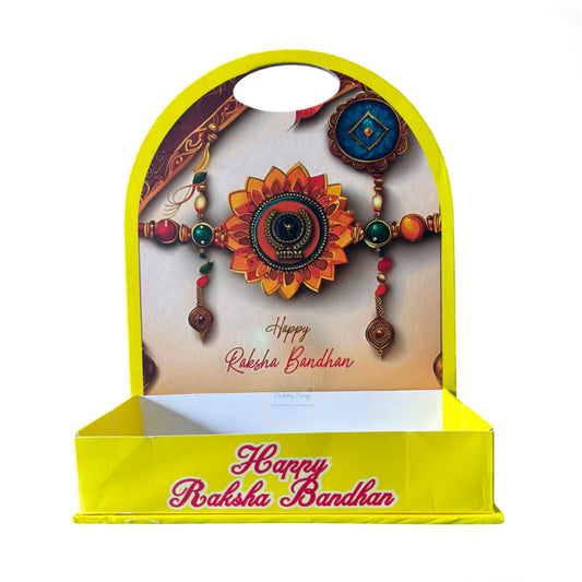 Happy Raksha Bandhan Foldable Hamper Stand #5