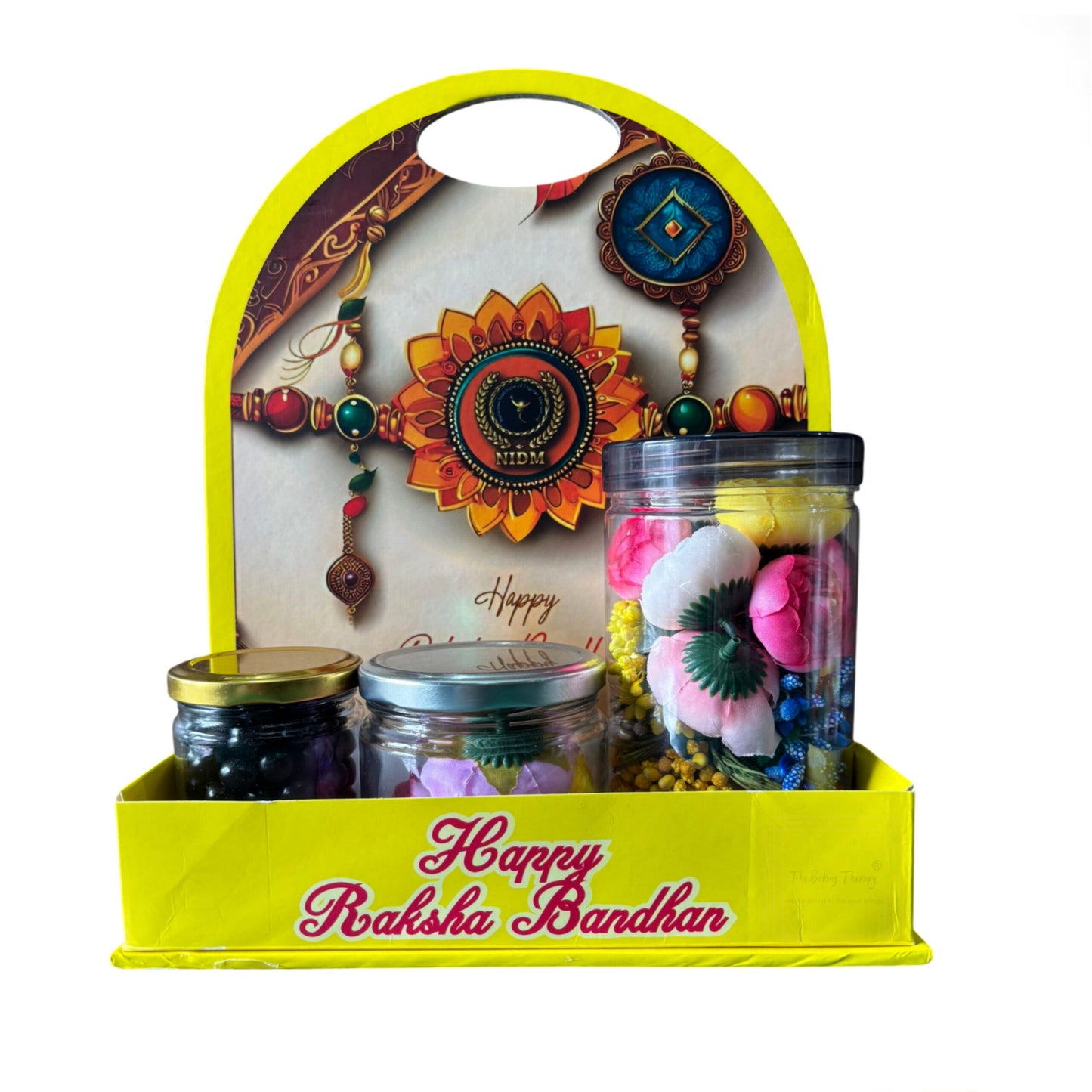 Happy Raksha Bandhan Foldable Hamper Stand #5