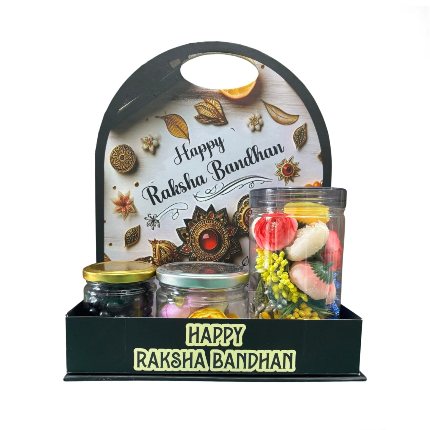 Happy Raksha Bandhan Foldable Hamper Stand #2