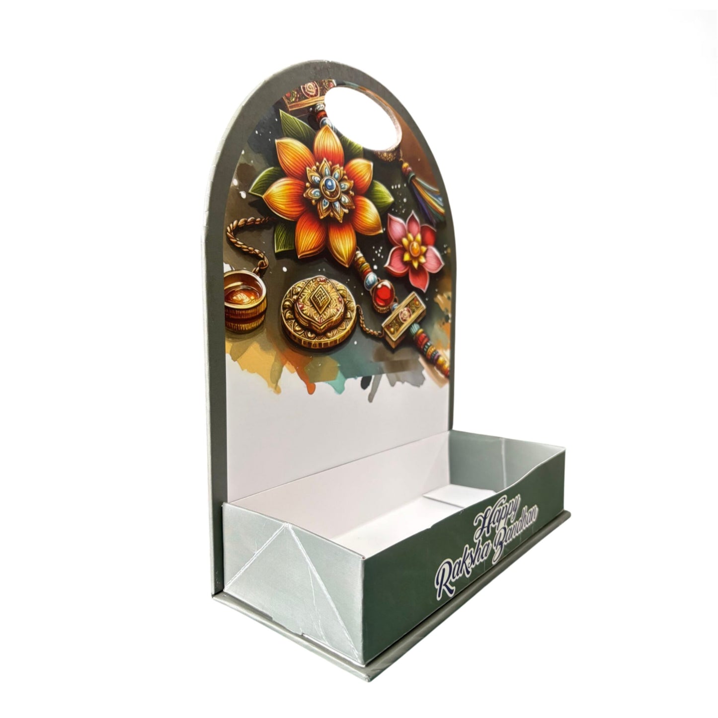 Happy Raksha Bandhan Foldable Hamper Stand #2