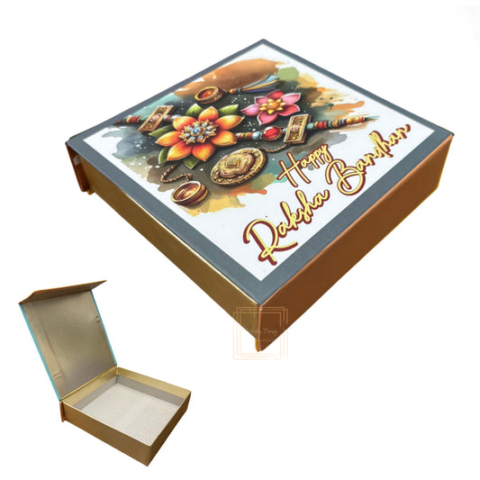 Happy Raksha Bandhan Hamper Box - ( Design 01)