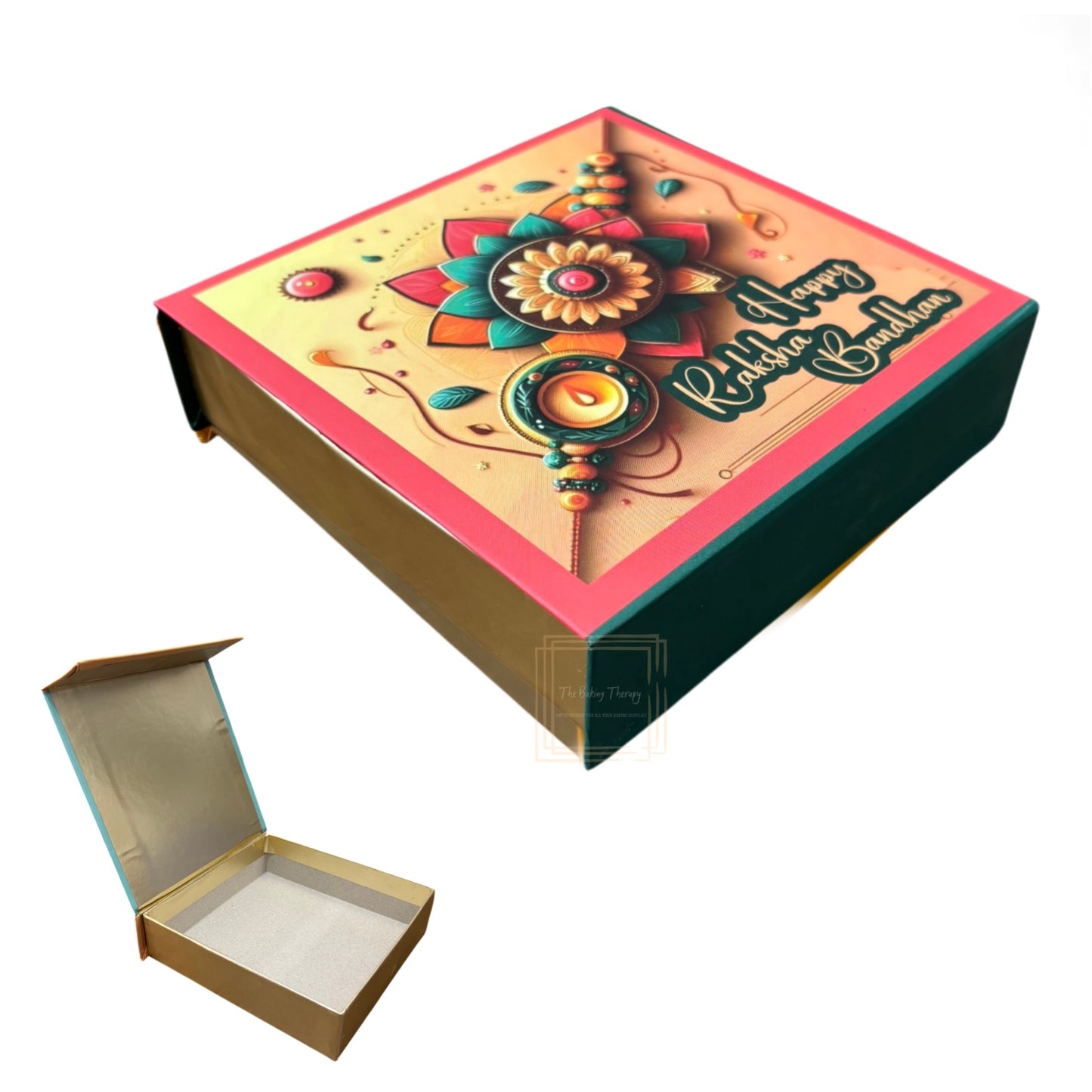 Happy Raksha Bandhan Hamper Box - ( Design 03)