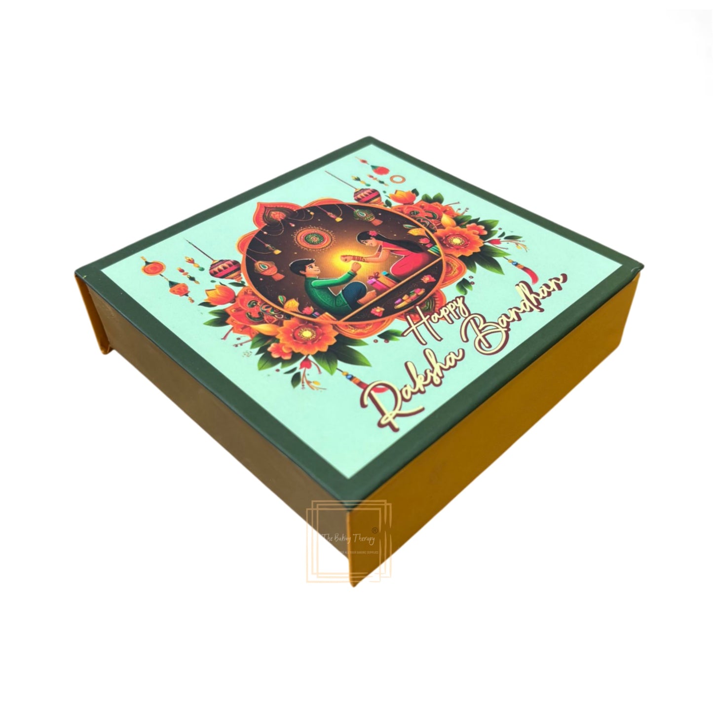 Happy Raksha Bandhan Hamper Box - ( Design 02)