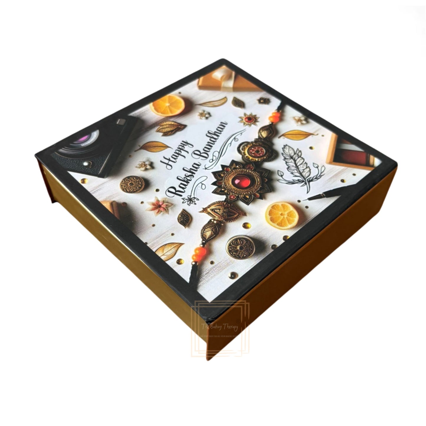 Happy Raksha Bandhan Hamper Box - ( Design 06)