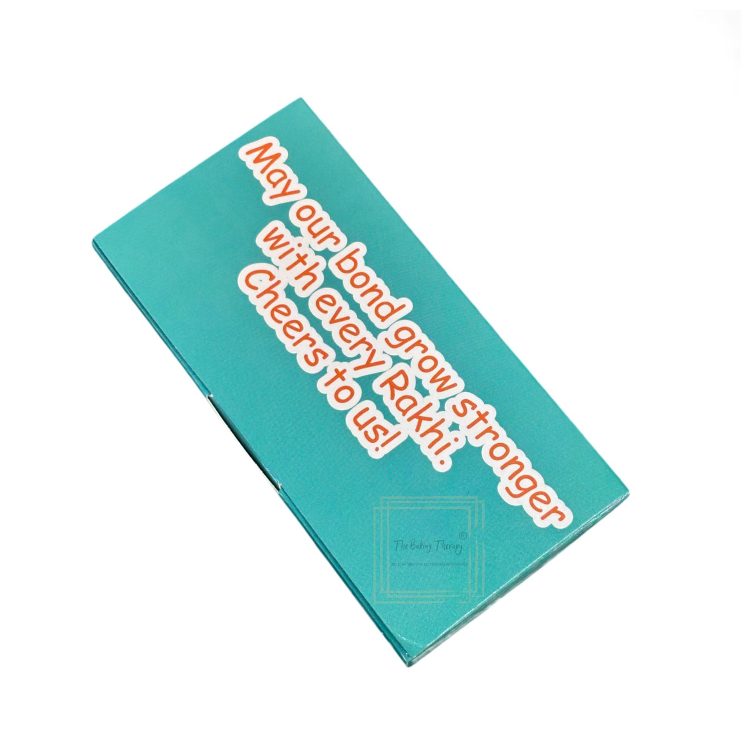 Happy Raksha Bandhan Kunafa Chocolate And Chocolate Bar Box - Design 6 ( Pack of 10 Pcs )