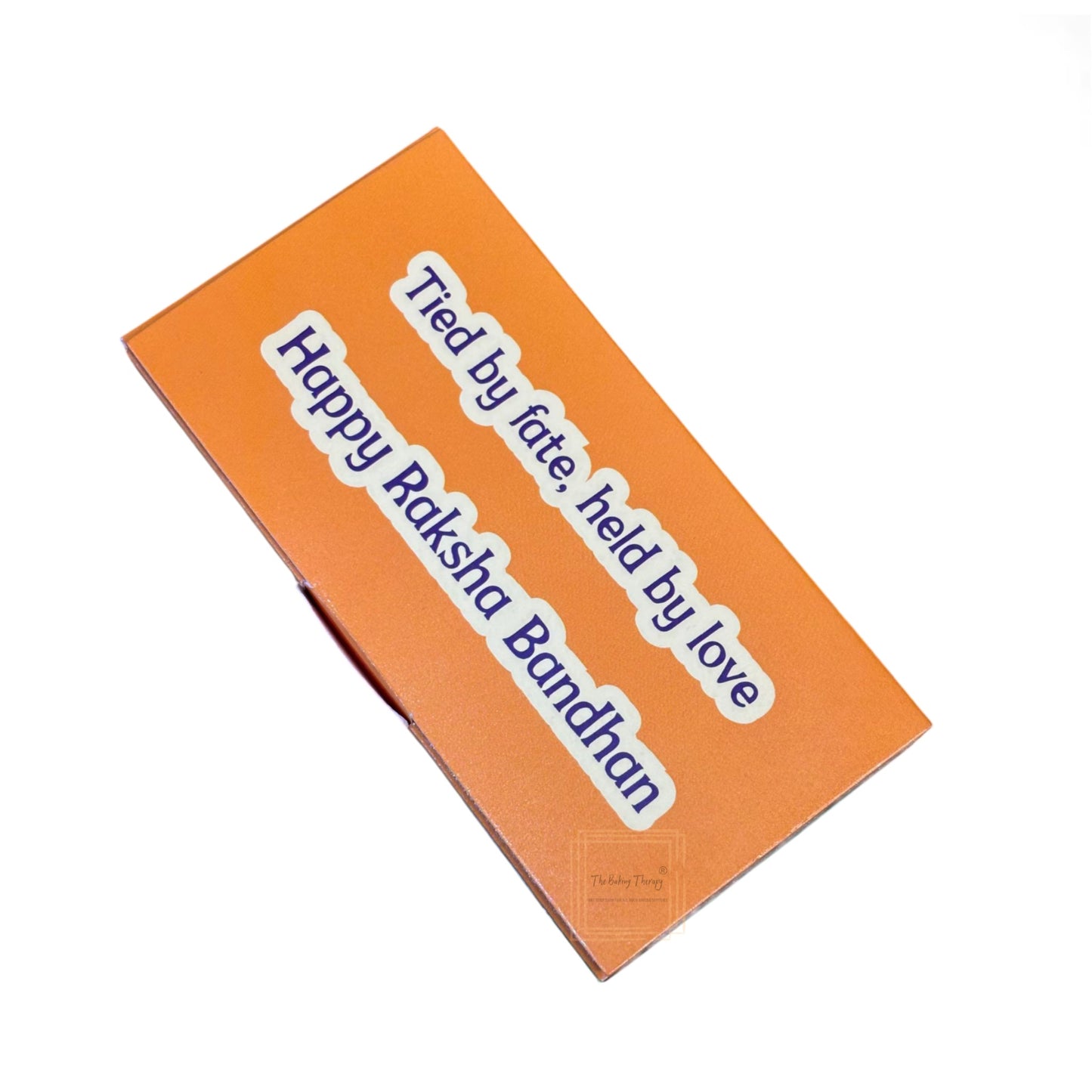 Happy Raksha Bandhan Kunafa Chocolate And Chocolate Bar Box - Design 4 ( Pack of 10 Pcs )