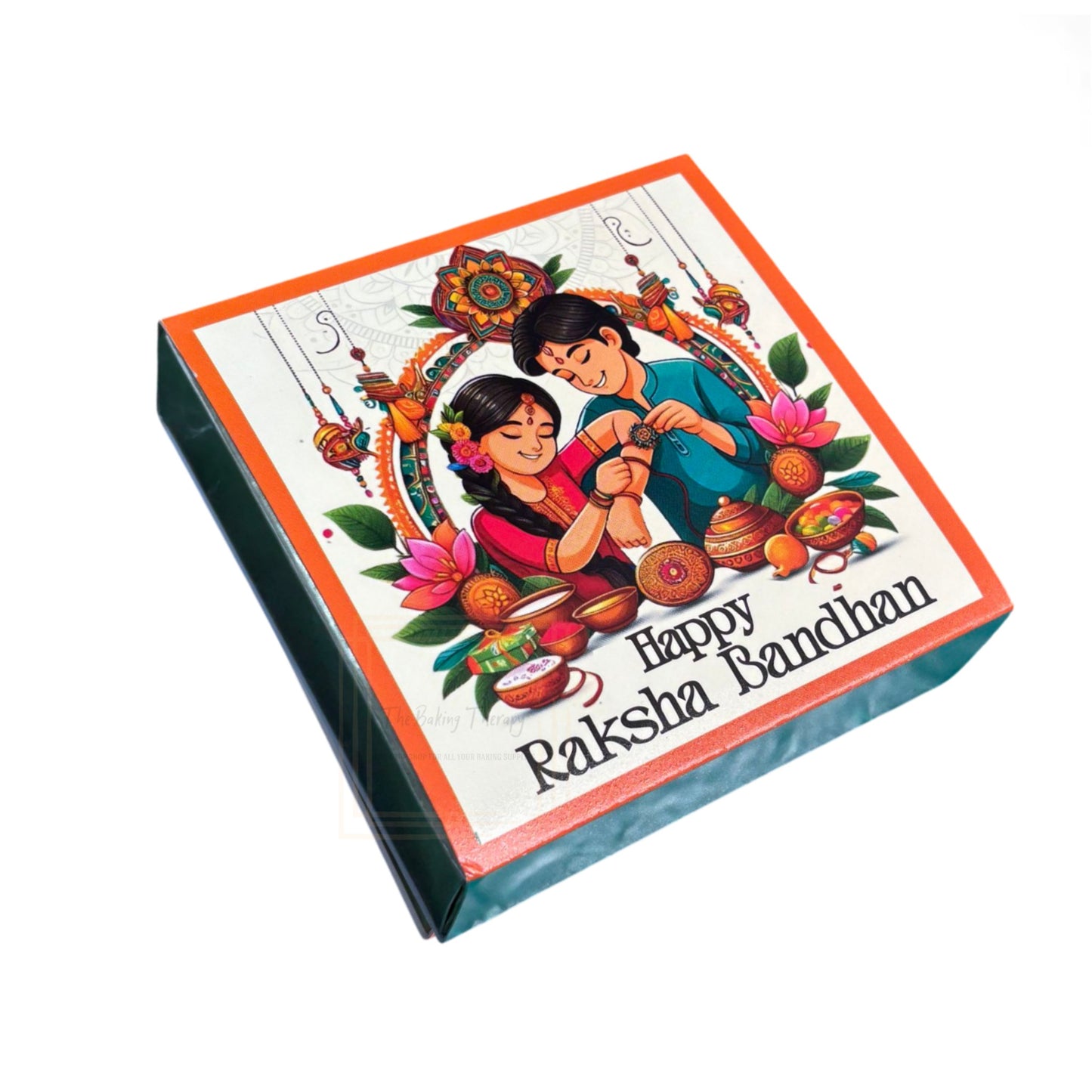 4 Cavity Raksha Bandhan Sliding Chocolate Box Without Cavity - Design - 05 ( 5 Pcs Pack)