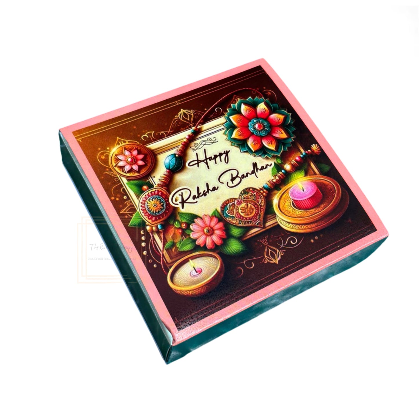 4 Cavity Raksha Bandhan Sliding Chocolate Box Without Cavity - Design - 04 ( 5 Pcs Pack)