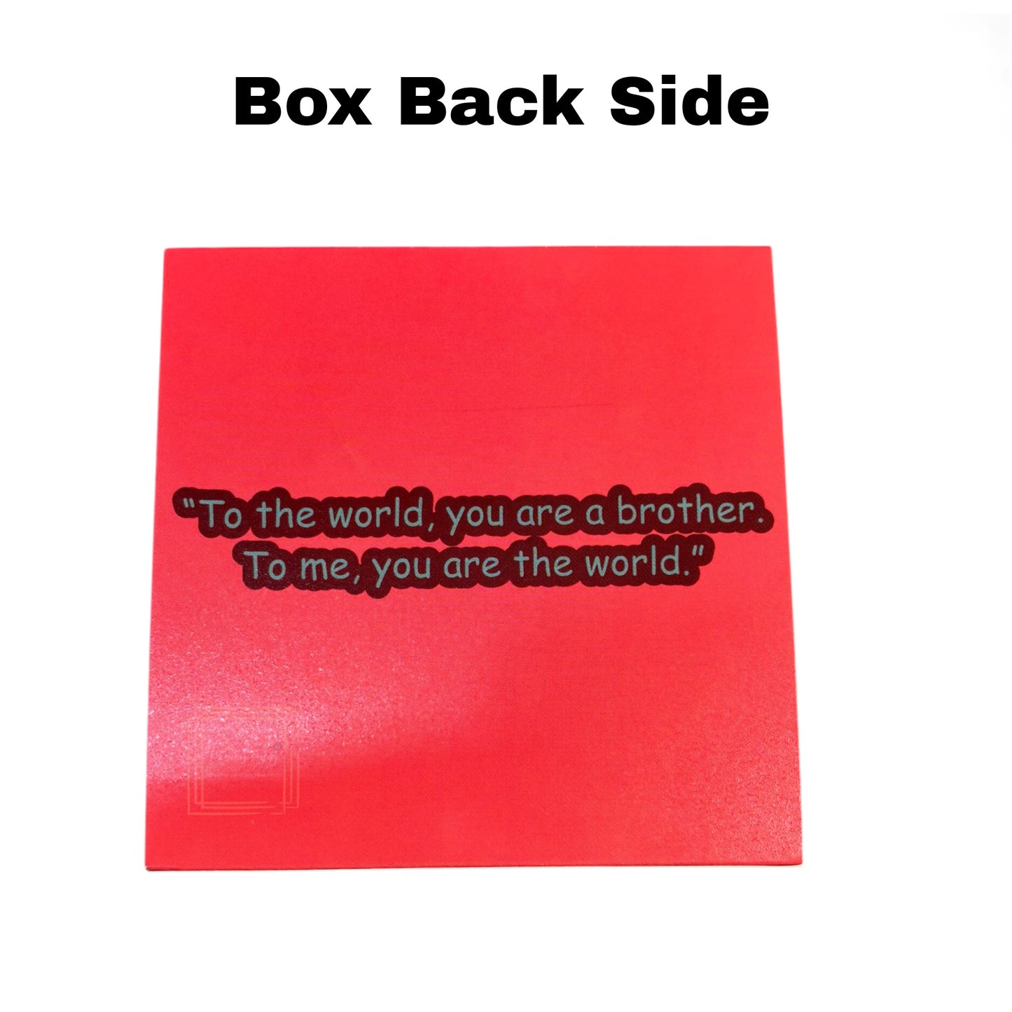 4 Cavity Raksha Bandhan Sliding Chocolate Box Without Cavity - Design - 08 ( 5 Pcs Pack)