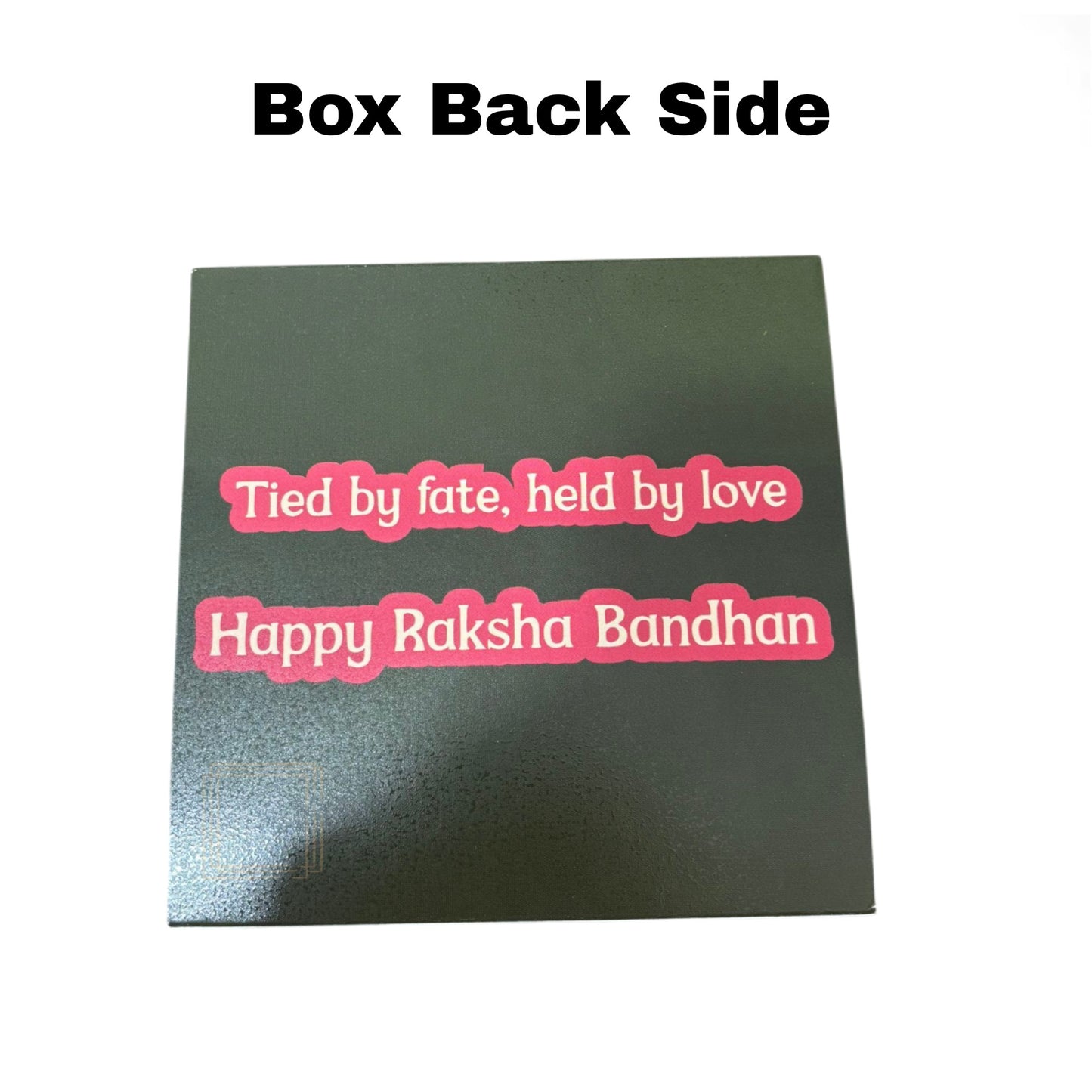 4 Cavity Raksha Bandhan Sliding Chocolate Box Without Cavity - Design - 01 ( 5 Pcs Pack)