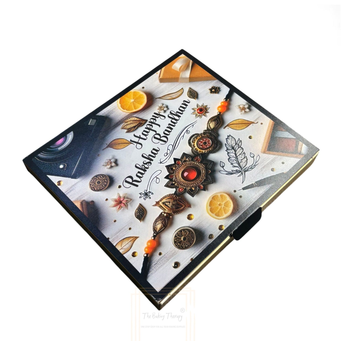 Raksha Bandhan Foldable Greeting Bar And Chocolate Packing Box ( Design - 2 )