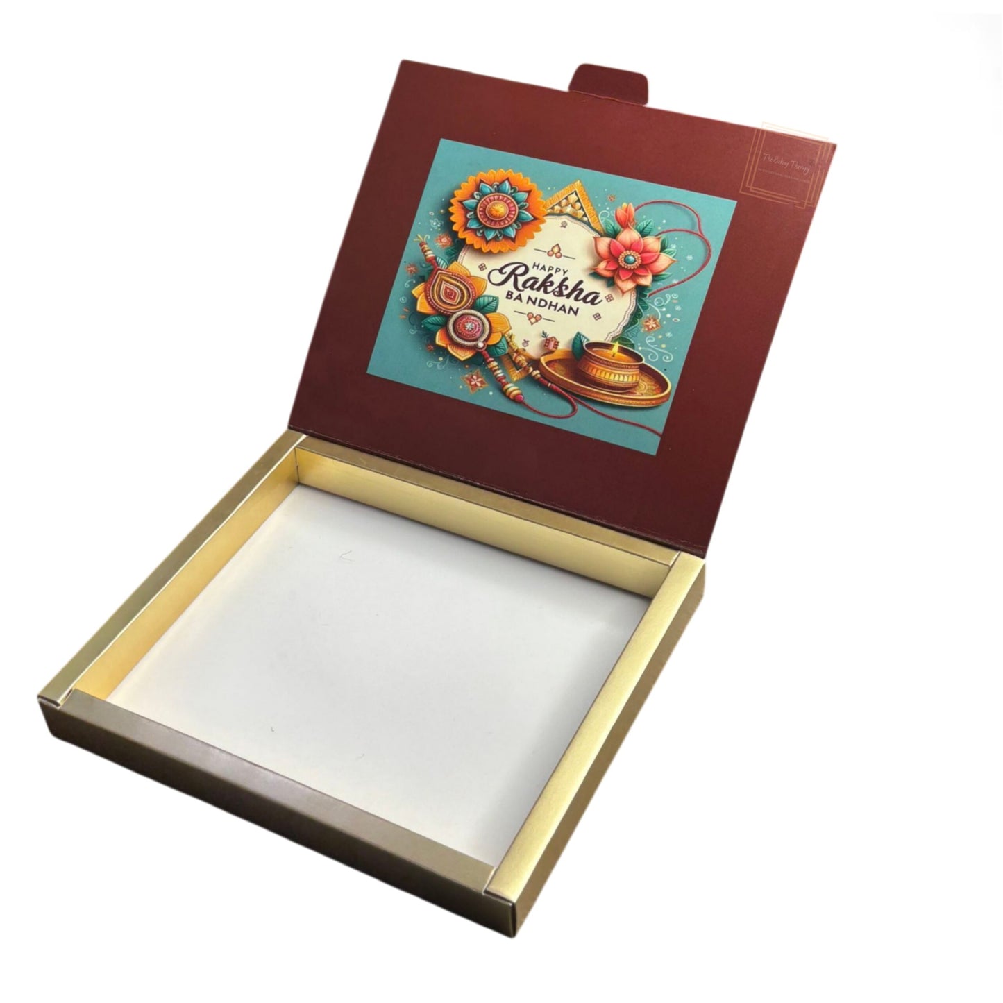 Raksha Bandhan Foldable Greeting Bar And Chocolate Packing Box ( Design - 4 )